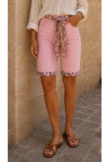 Parijs Short roze leopard