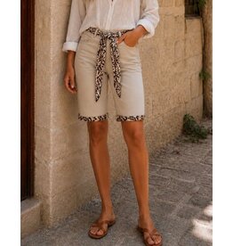 Parijs Short sandra kaki