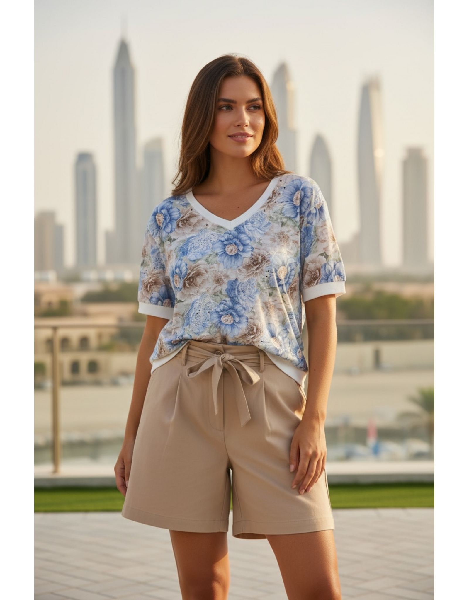 Italie T shirt romantic bloom