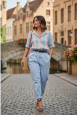 Italie Bloes Lemy blauw/roze