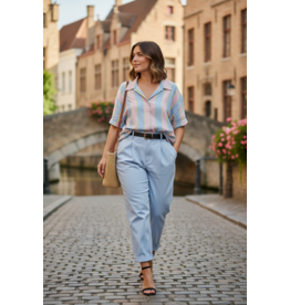 Italie Bloes Lemy blauw/roze