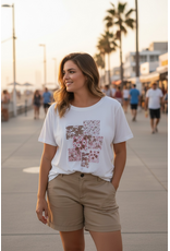 Italie T shirt Rosy garden