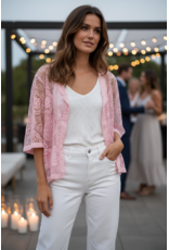 Brussel Gilet tessa roze