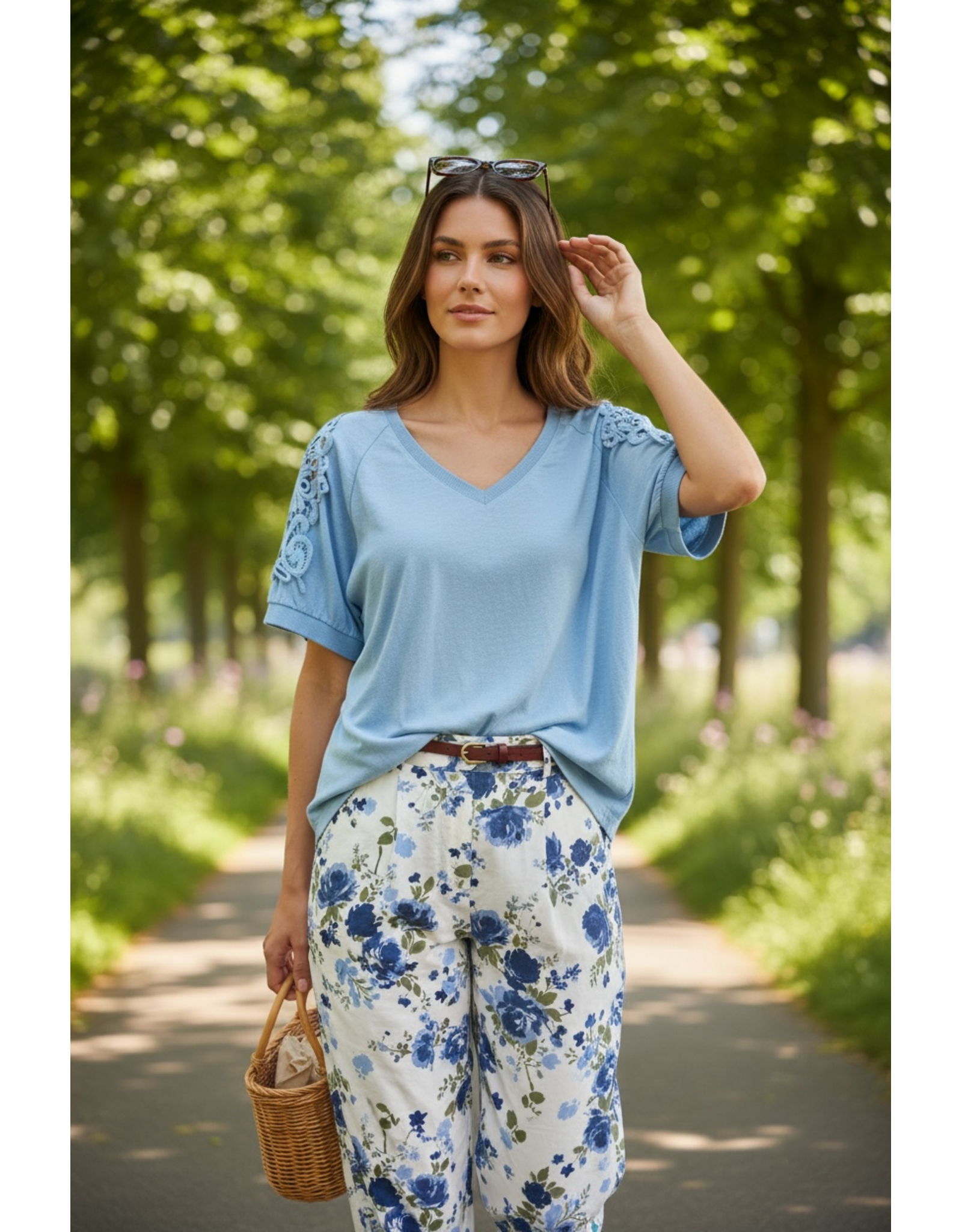 Italie Trui blue breeze