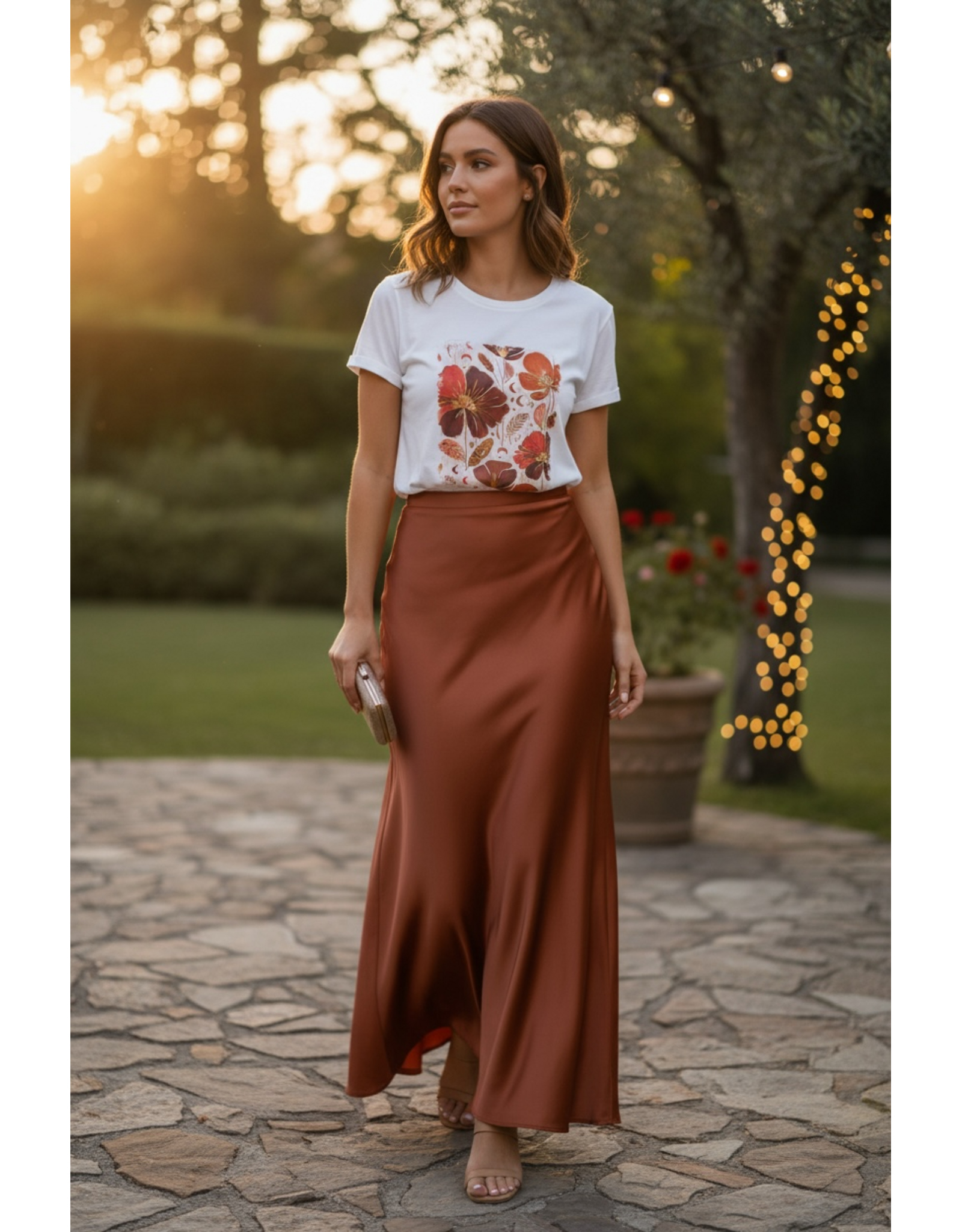 Italie T shirt Bohemian bloom