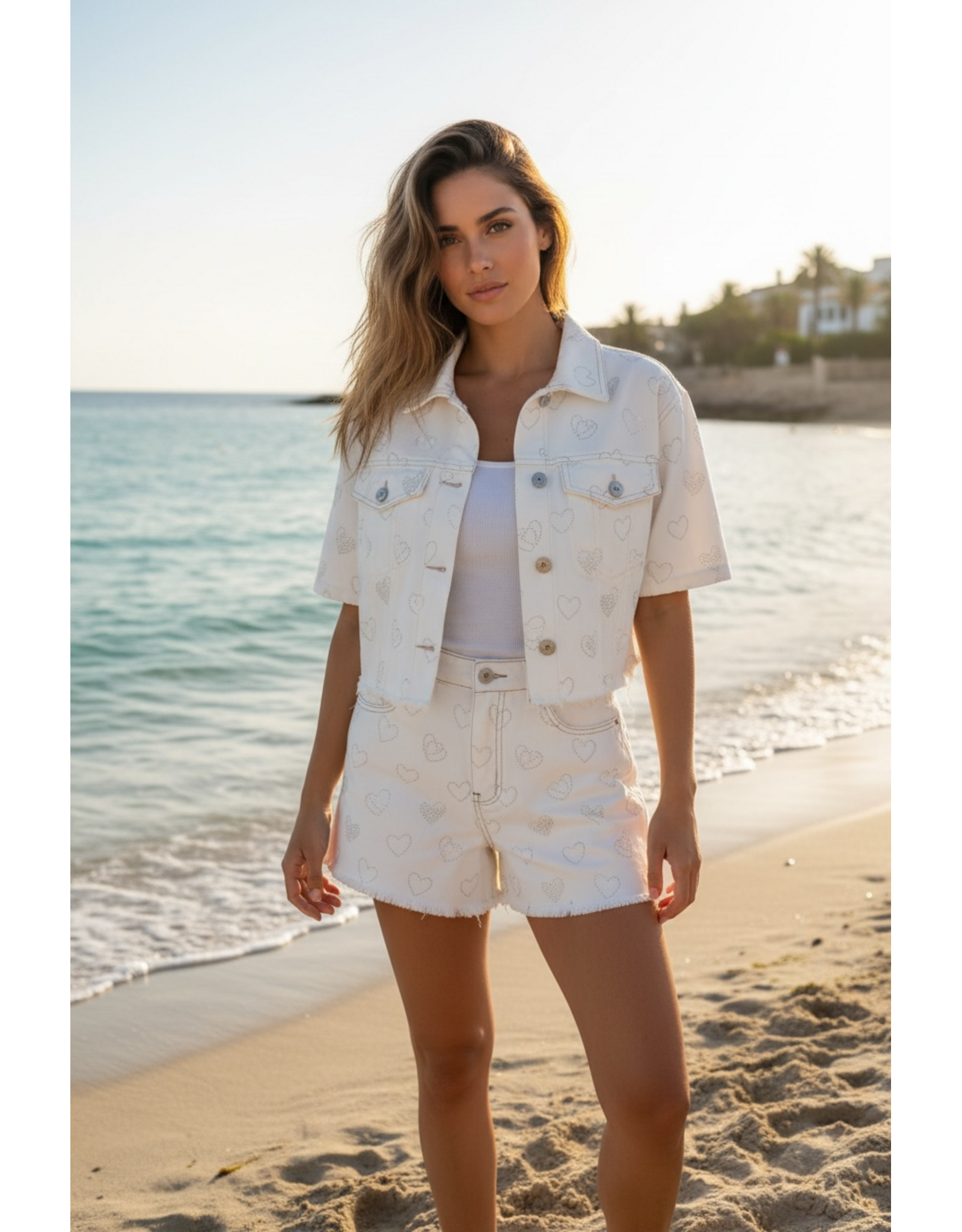 Italie Bloes white heart