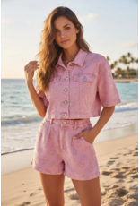 Italie Short Blush heart