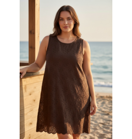 Italie Kleed Romance bruin
