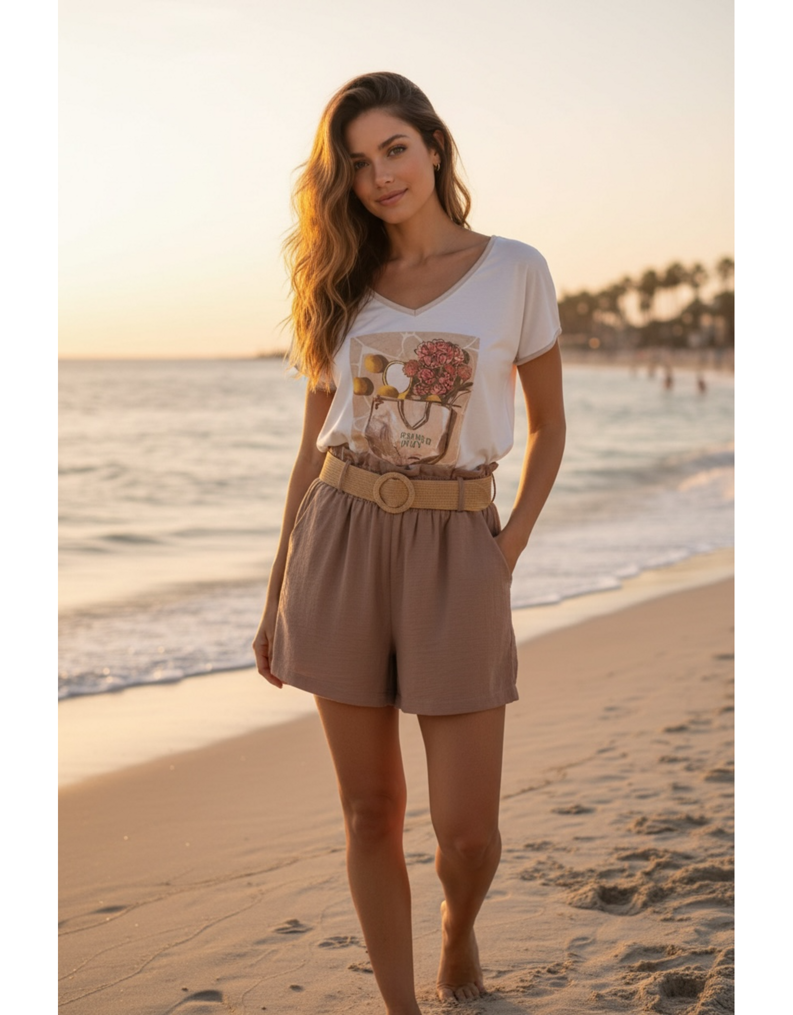 Italie T shirt summer bouquet