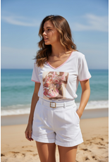 Italie T shirt Rose romance