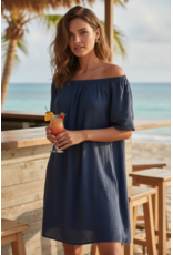 Brussel Jurk linda donkerblauw