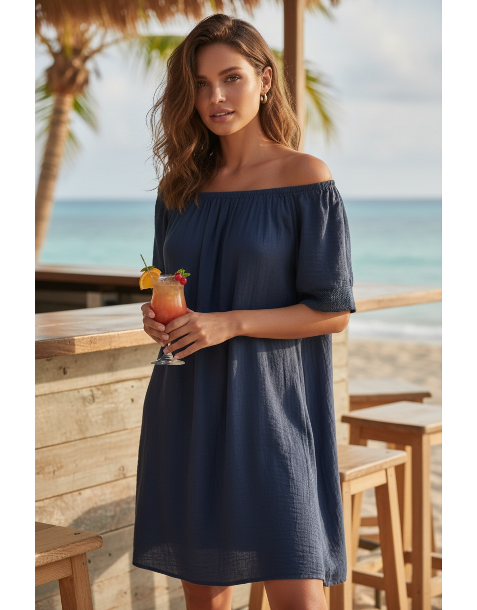 Brussel Jurk linda donkerblauw