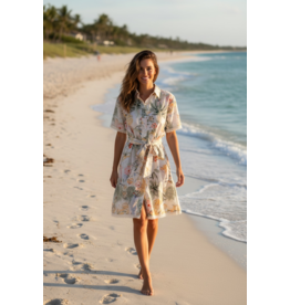 Italie Jurk lore multicolor bloemen