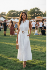 Italie Kleed Ocian bloom wit
