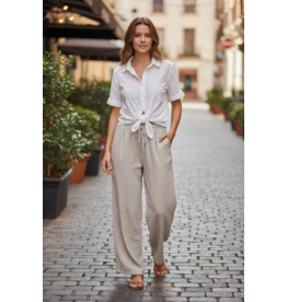 Italie Broek Azure taupe