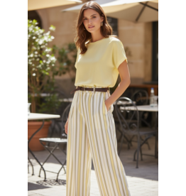 Italie T shirt lemon satin