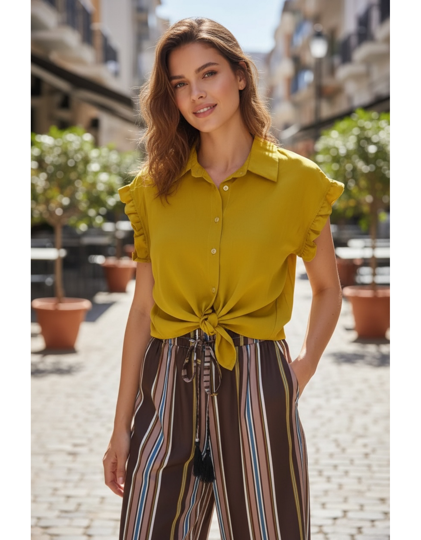 Italie Top lime elegance