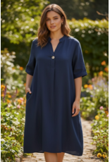 Brussel Kleed Lizzy blauw