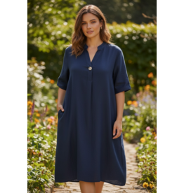 Brussel Kleed Lizzy blauw