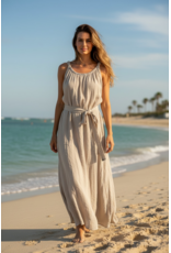 Brussel Kleed Sandy beige