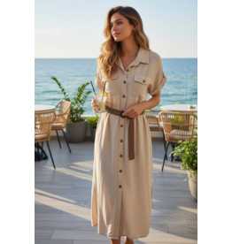 Brussel Kleed sahara lichtbeige