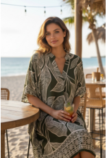 Brussel Kleed Ocean leaf green