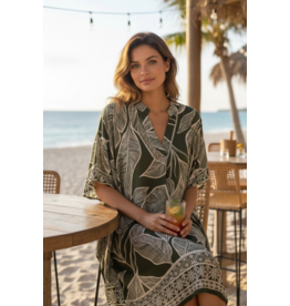 Brussel Kleed Ocean leaf green