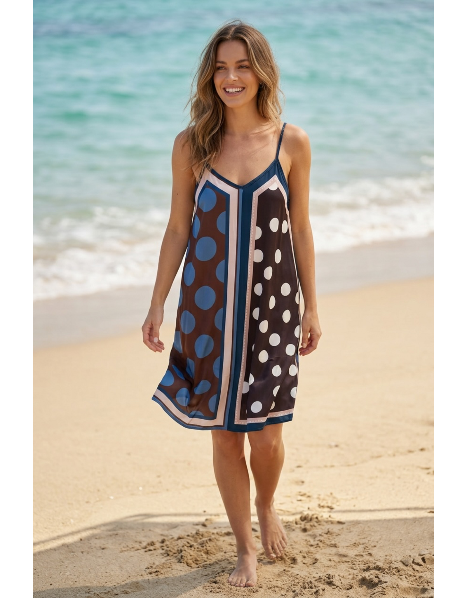 Brussel Kleed Mocha vintage