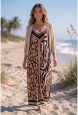 Brussel Gilet Sand crochet