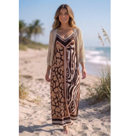 Brussel Gilet Sand crochet