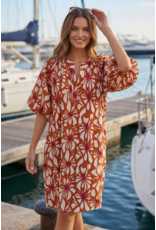 Brussel Kleed coral blossom