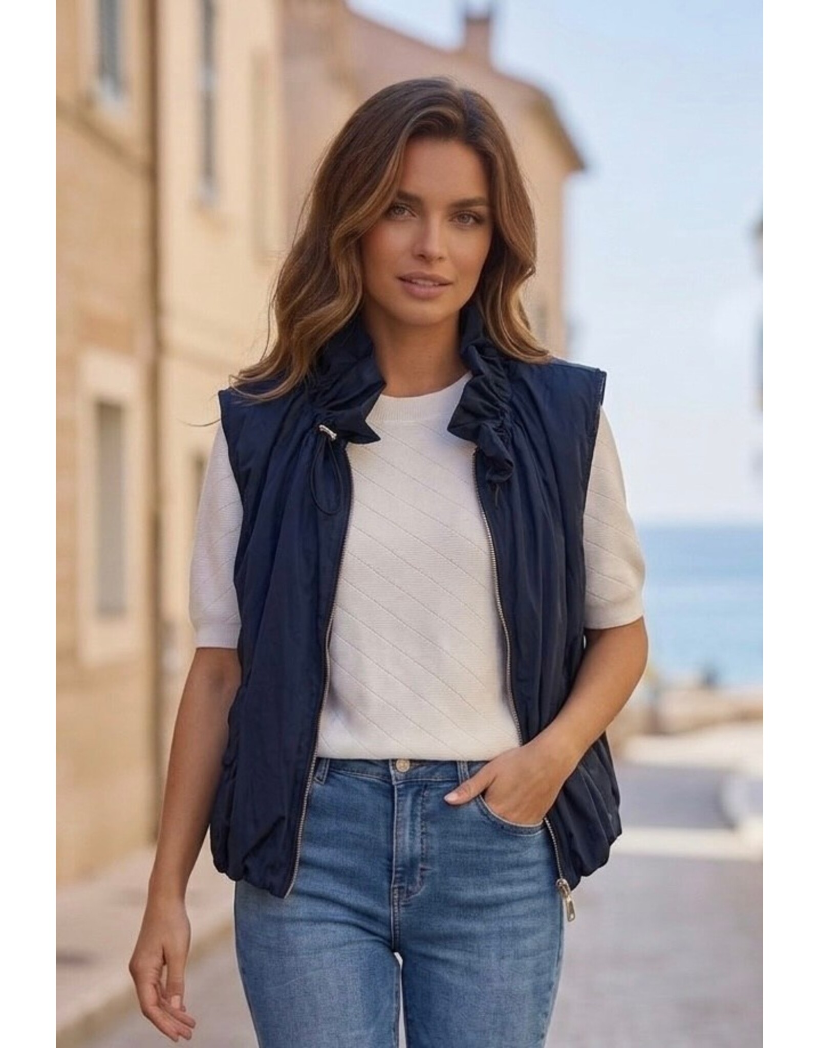Brussel Bodywarmer deep blue