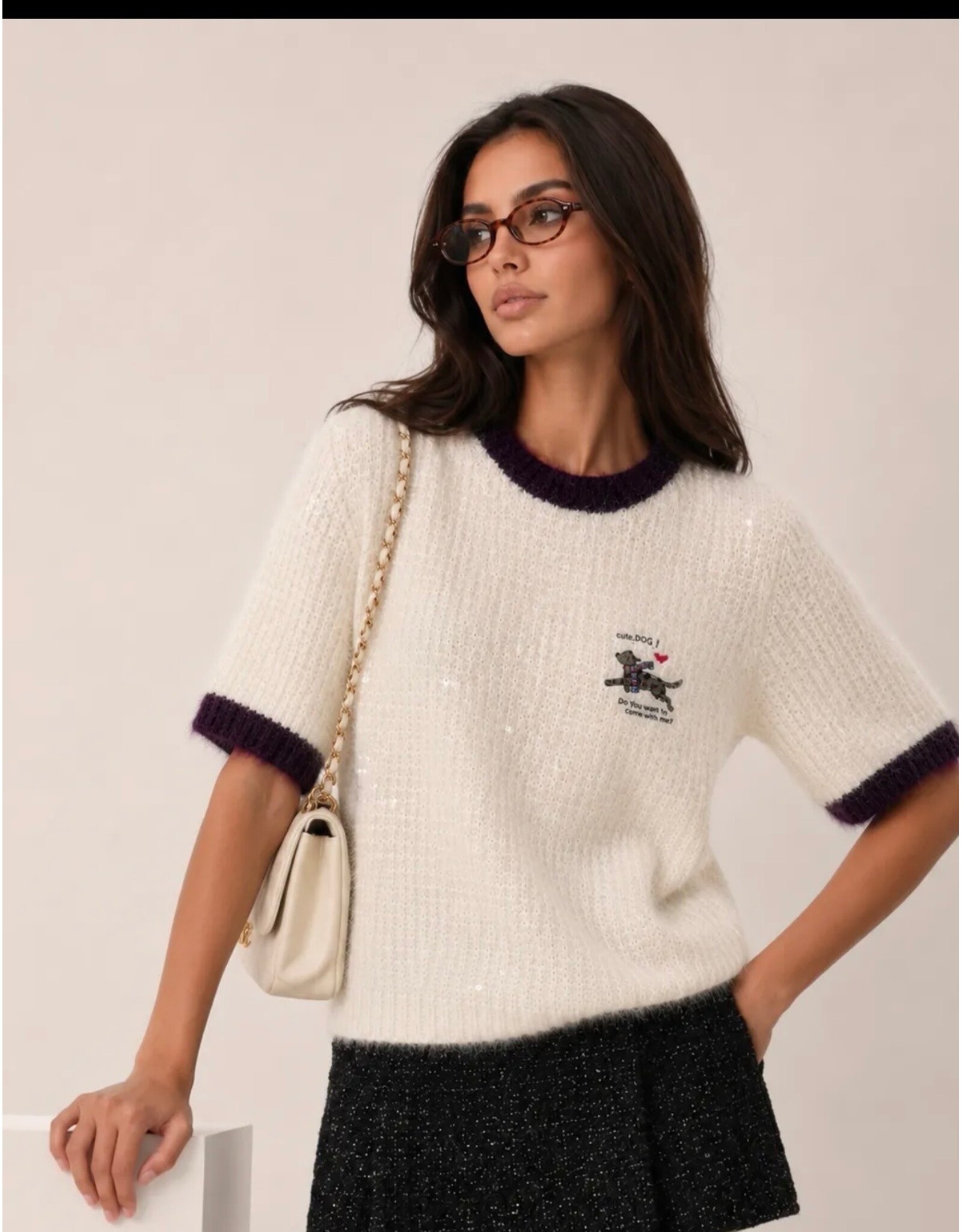 Italie Trui Colette deep purple