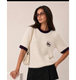 Italie Trui Colette deep purple