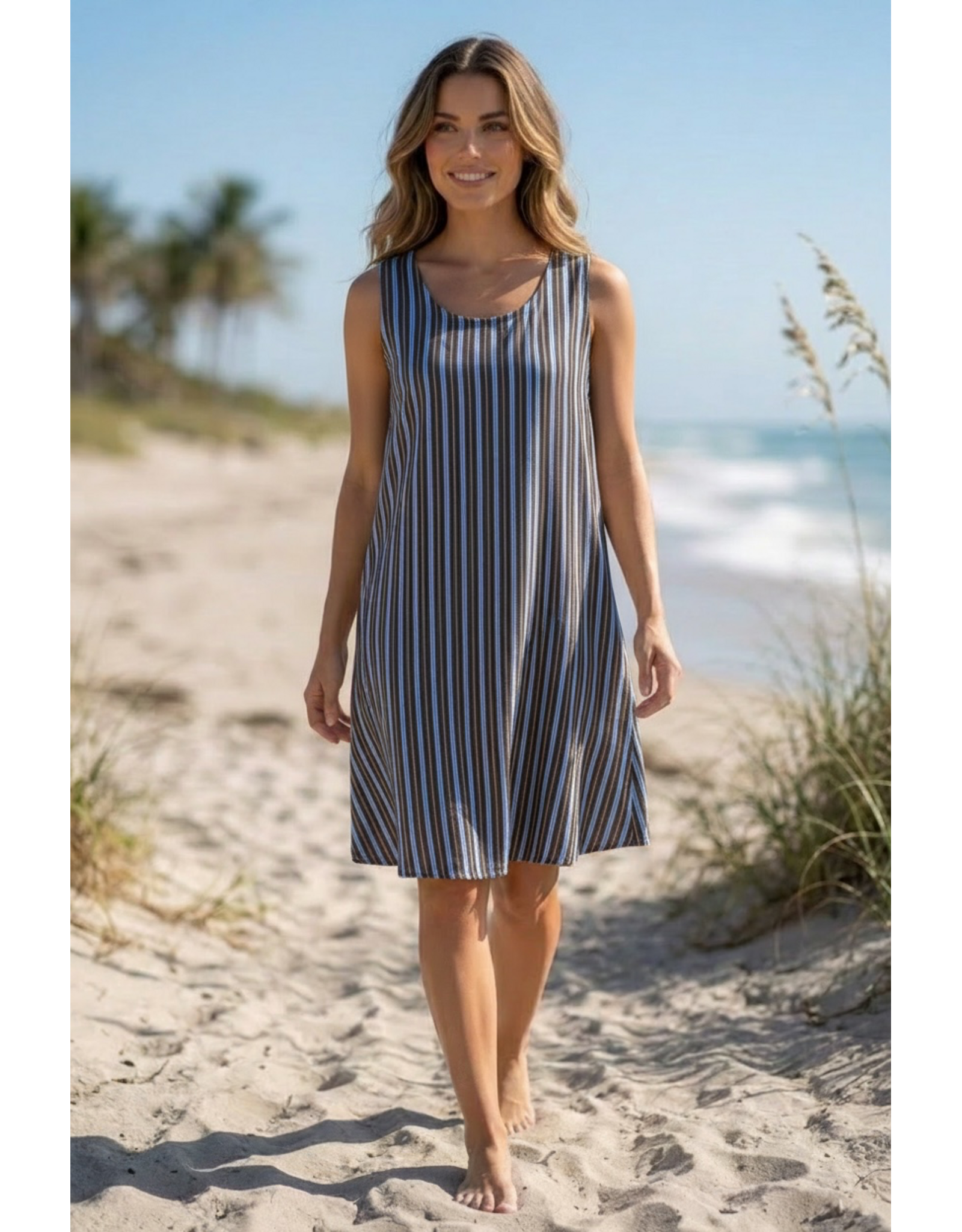 Italie Kleed cecile gestreept