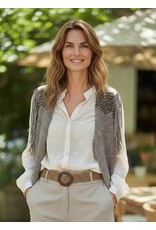 Italie Gilet wild stud beige