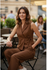 Yest Blazer Mocca brown/melange