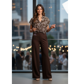 Yest Broek Silja dark brown yest