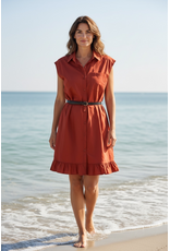 Italie Jurk wendy roestbruin