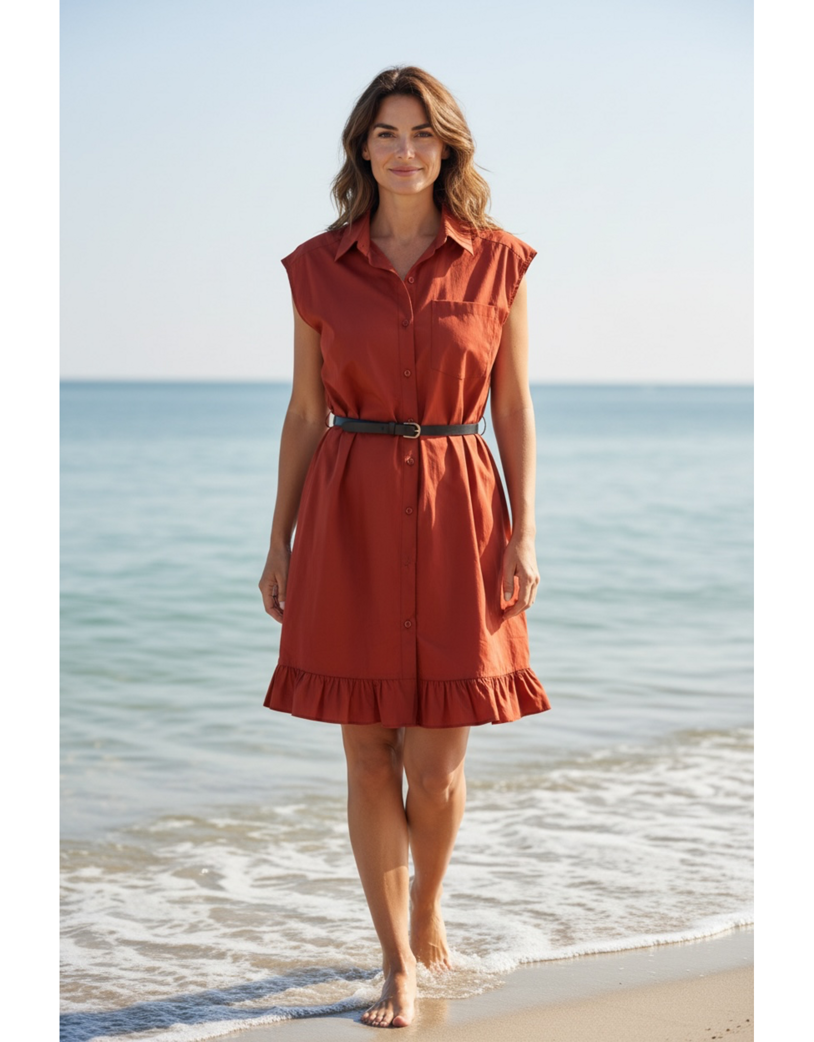 Italie Jurk wendy roestbruin