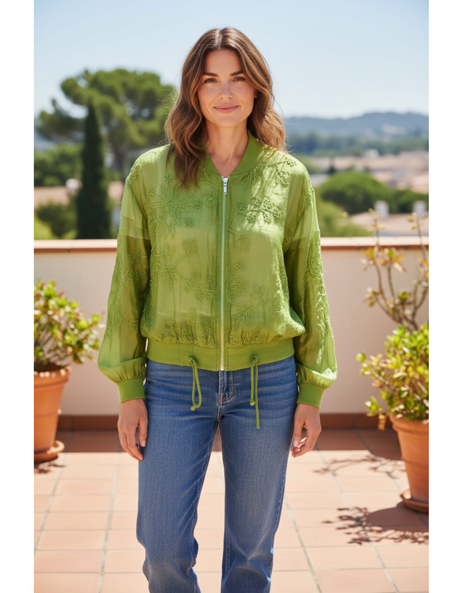 Italie Jas linde groen