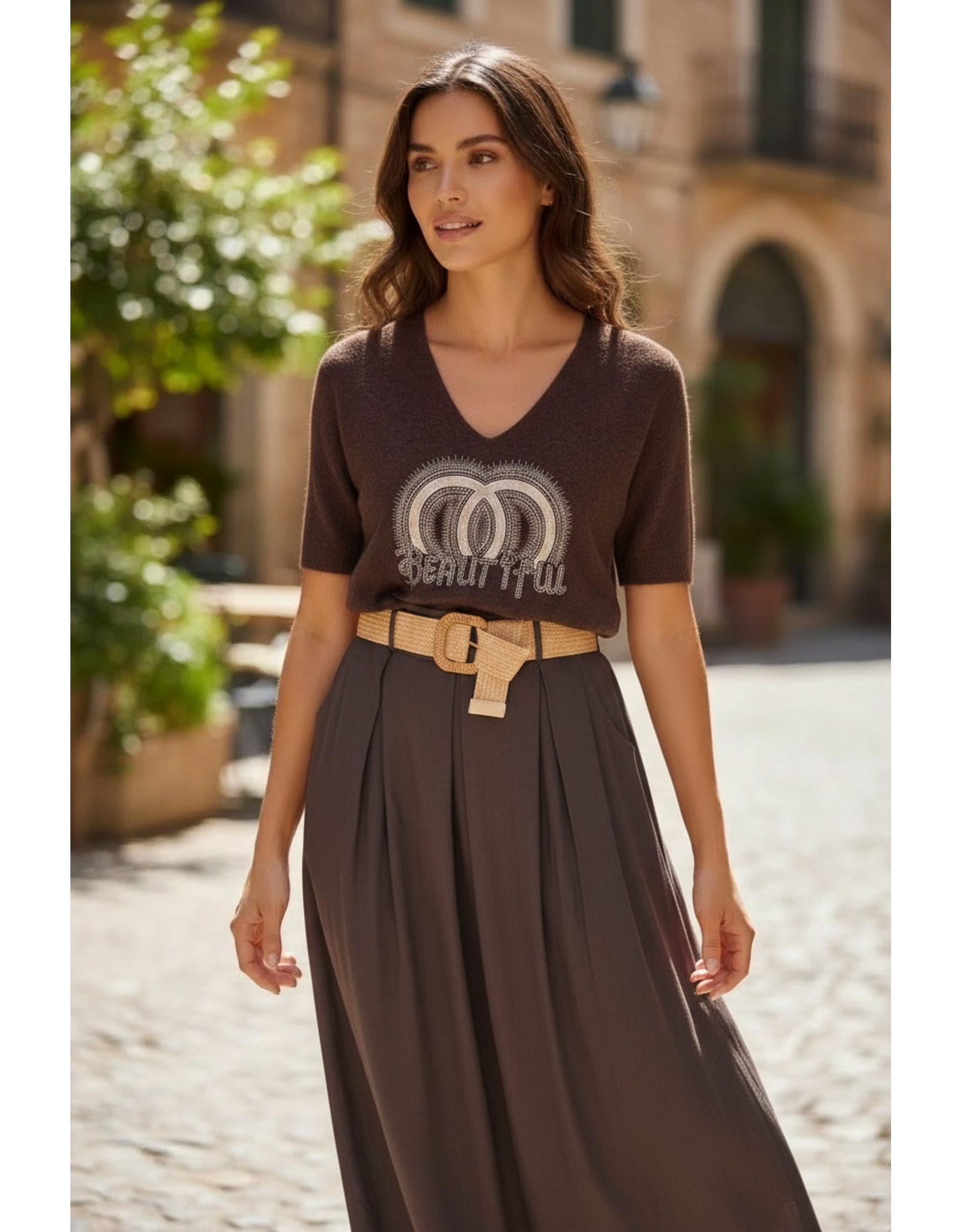 Italie Trui beautiful bruin
