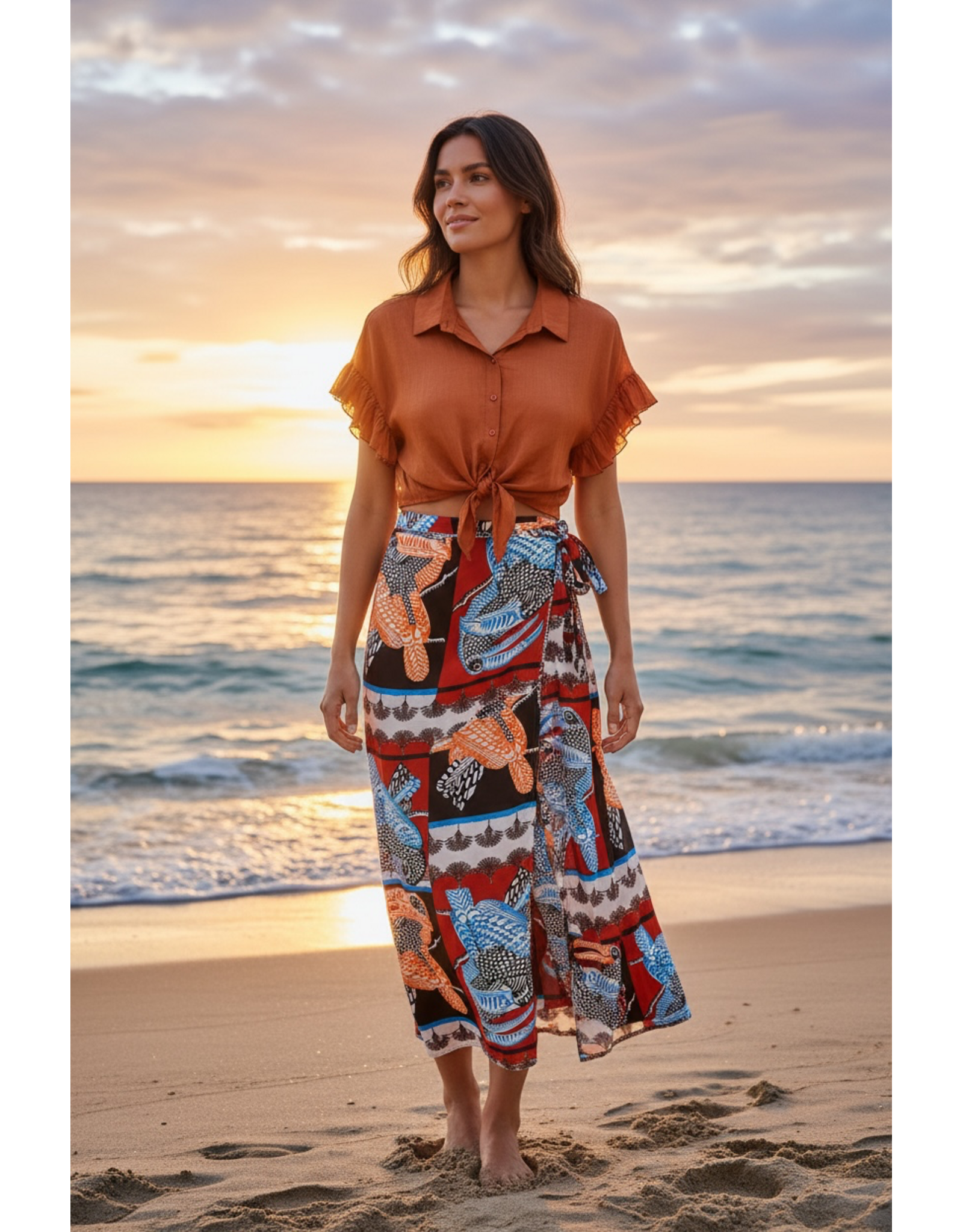 Italie Rok toekan multicolor