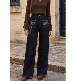 Brussel Jeans flower zac en zoe
