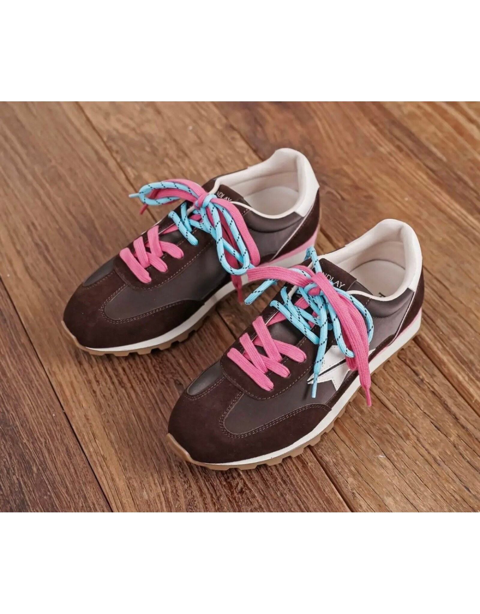Allerlei Sneaker bruin/roze