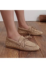 Parijs Loafer beige met studs