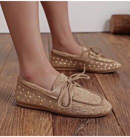 Parijs Loafer beige met studs