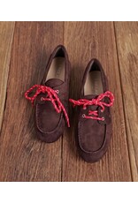 Allerlei Loafer bruin met rood lint