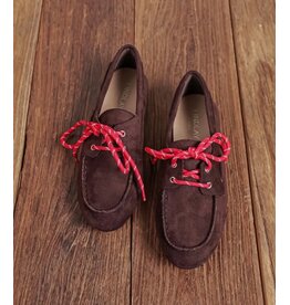 Allerlei Loafer bruin met rood lint