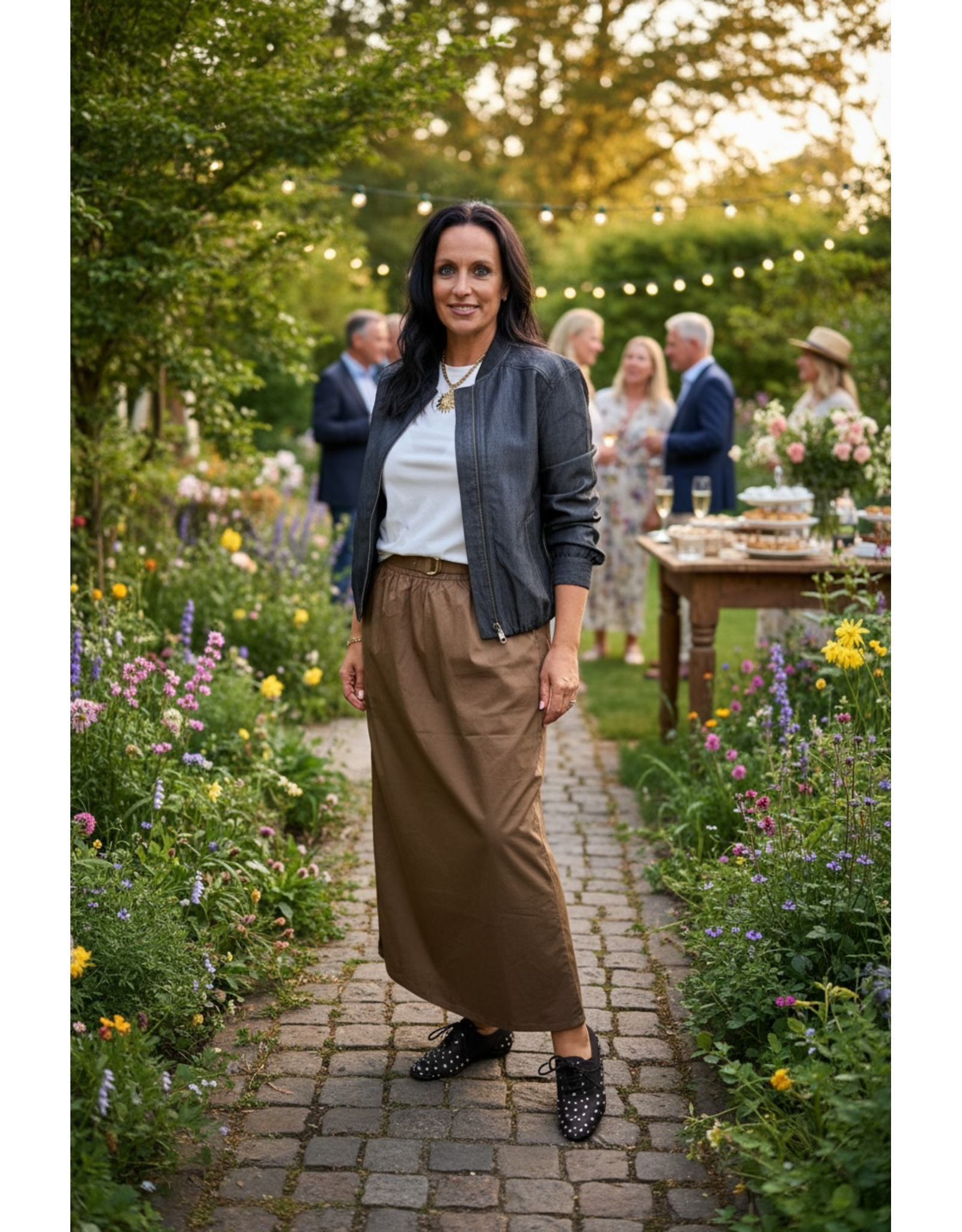 Allerlei Jeansjas blauw/grijs steil mann
